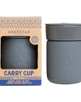 travel mug, carry cup, ceramic travel mug, space grey travel mug, luxury travel mugs, small travel mugs, perfect travel mugs, travel mug with lid, leakproof travel mugs, thermal mugs, flasks, travel cup, thermal cups, insulated travel mug, leakproof, no handle travel mug, uberstar, uberstar travel mug, uberstar carry cup, 12oz carry cup, 12oz travel mug, silicone sleeve & lid, gifting travel mugs, perfect gift, traveling gifts, work gifts