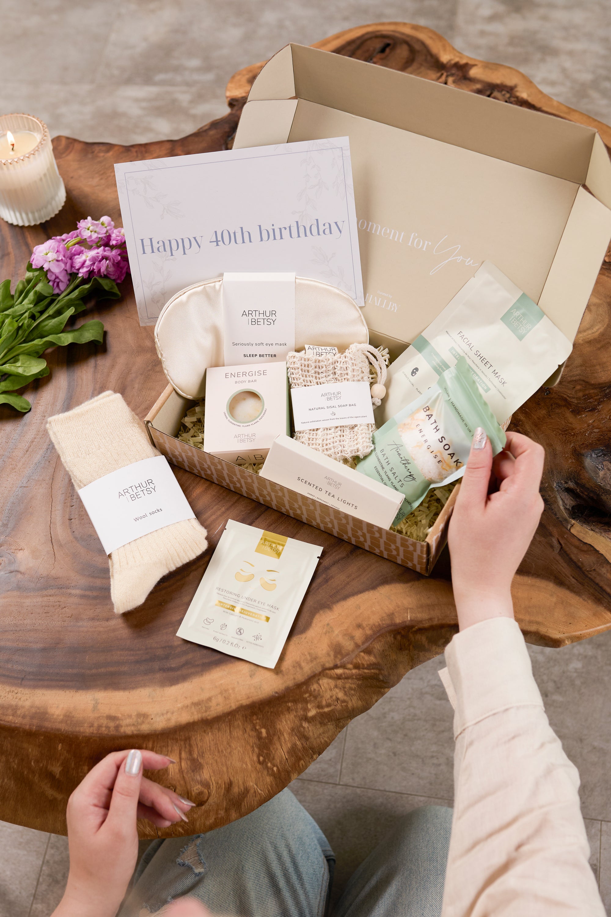 40th birthday pamper kit
