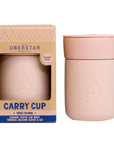 travel mug, carry cup, ceramic travel mug, blush pink travel mug, luxury travel mugs, small travel mugs, perfect travel mugs, travel mug with lid, leakproof travel mugs, thermal mugs, flasks, travel cup, thermal cups, insulated travel mug, leakproof, no handle travel mug, uberstar, uberstar travel mug, uberstar carry cup, 12oz carry cup, 12oz travel mug, silicone sleeve & lid, gifting travel mugs, perfect gift, traveling gifts, work gifts