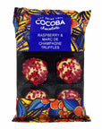 Raspberry and Marc De Champagne Truffles- Cocoba