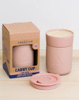 travel mug, carry cup, ceramic travel mug, blush pink travel mug, luxury travel mugs, small travel mugs, perfect travel mugs, travel mug with lid, leakproof travel mugs, thermal mugs, flasks, travel cup, thermal cups, insulated travel mug, leakproof, no handle travel mug, uberstar, uberstar travel mug, uberstar carry cup, 12oz carry cup, 12oz travel mug, silicone sleeve & lid, gifting travel mugs, perfect gift, traveling gifts, work gifts