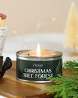 Christmas Tree Forest Paint Pot candle