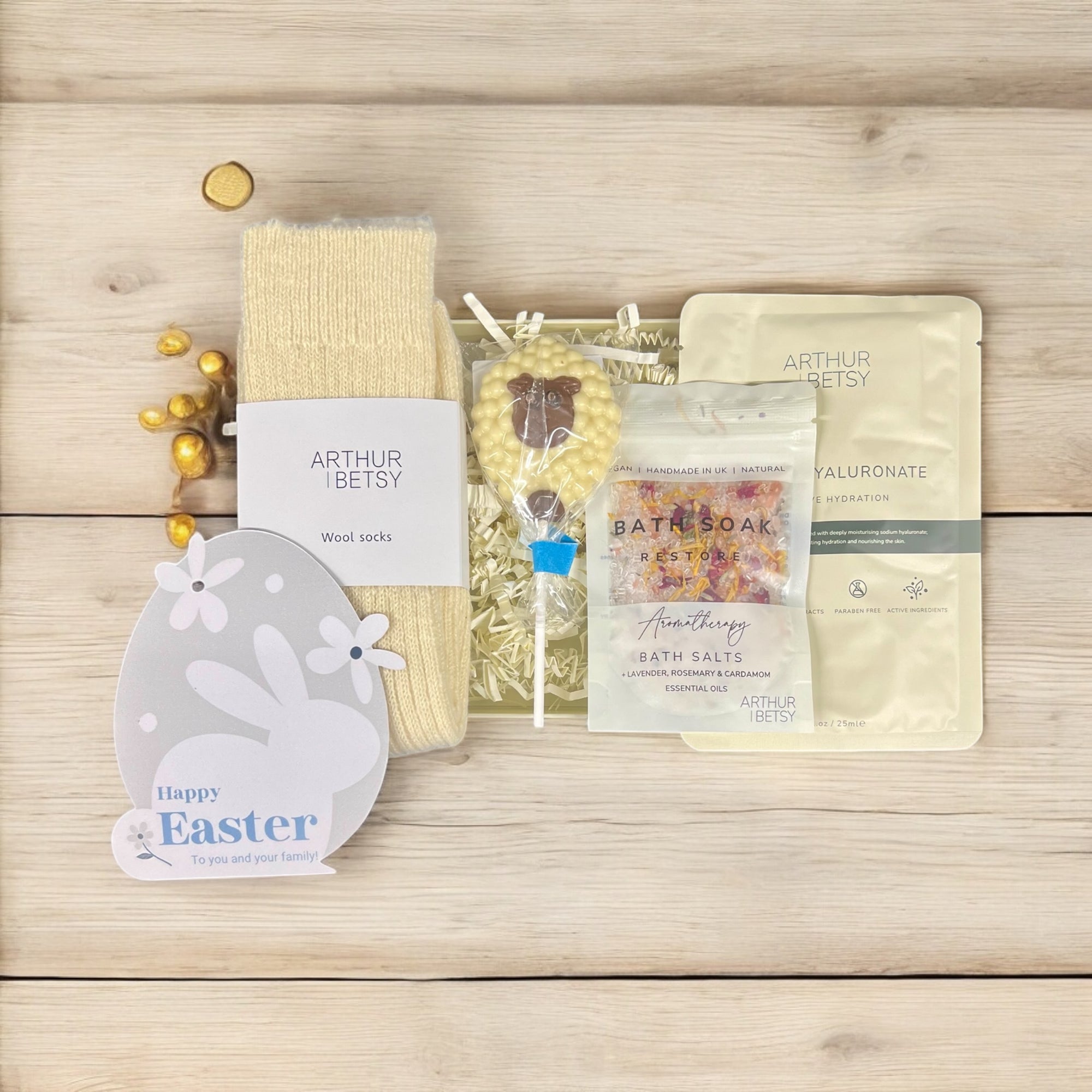 Easter pamper letterbox gift