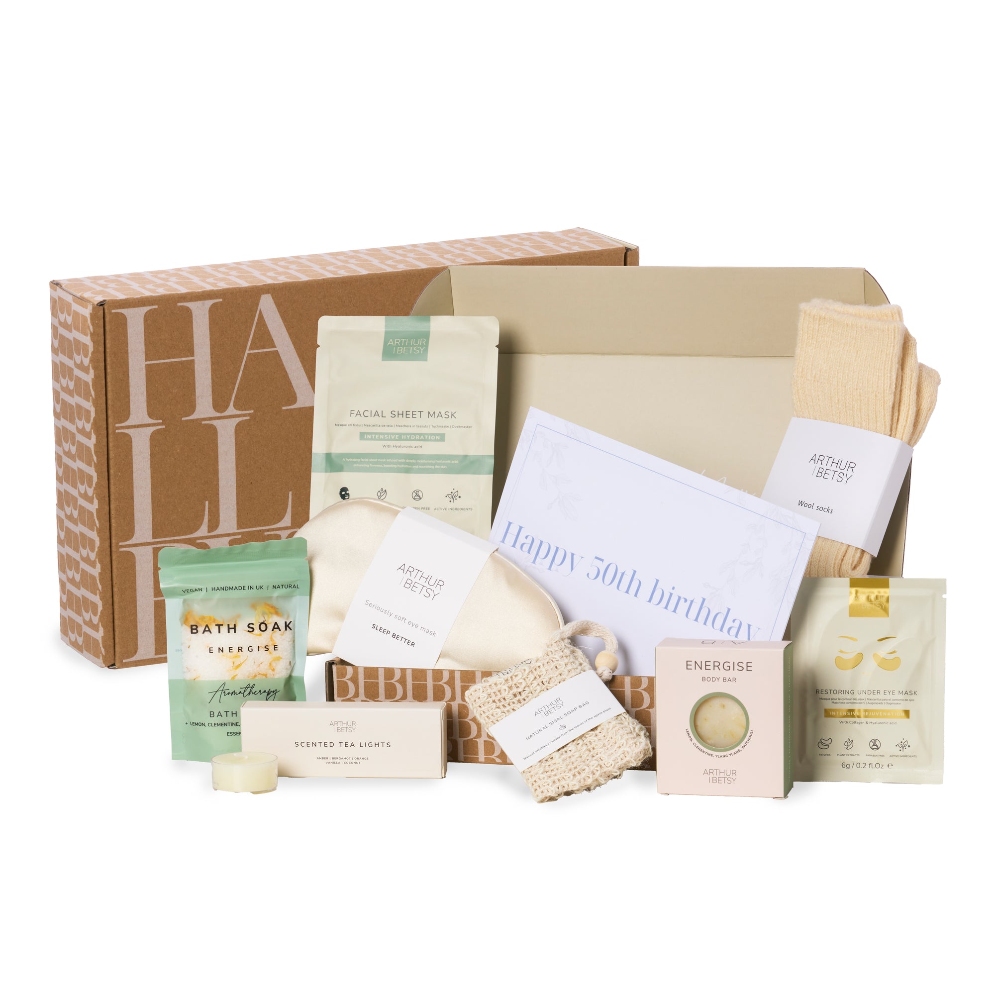 50th birthday pamper kit