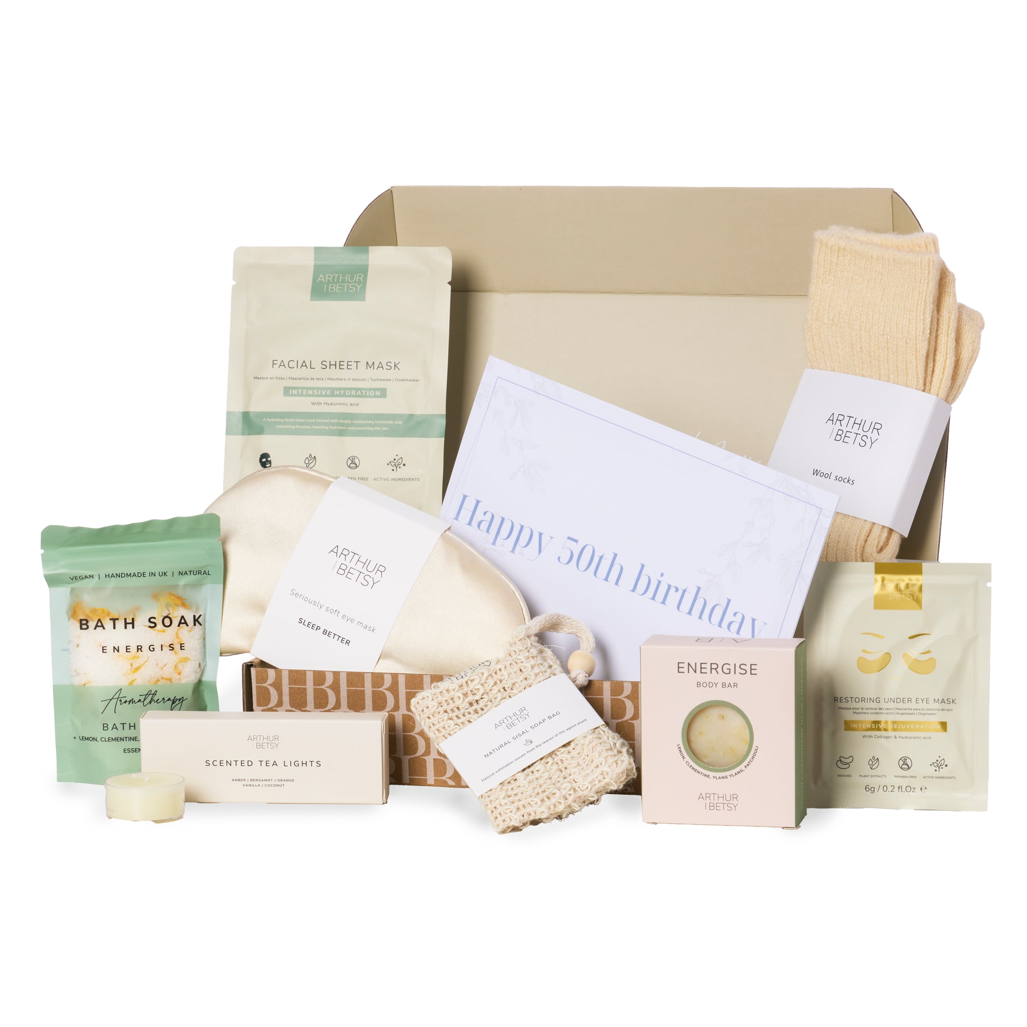 50th birthday pamper kit