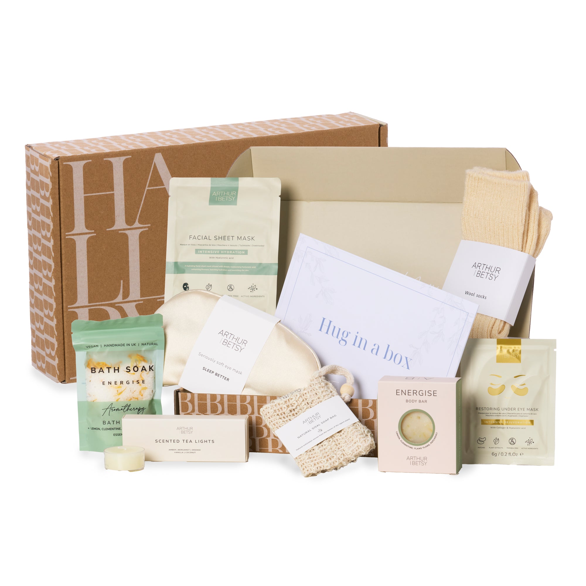 Hug in a box pamper kit