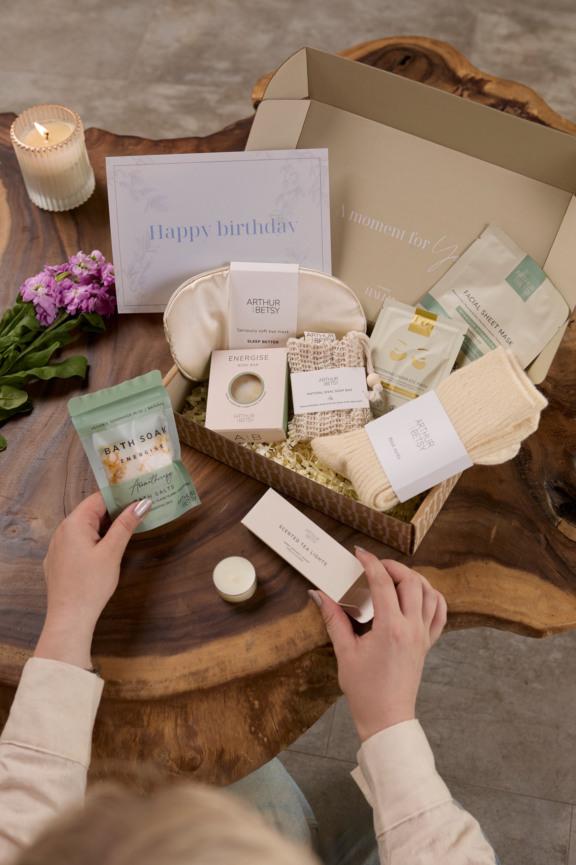 Happy birthday pamper kit