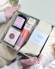 "Pamper hamper for Mum
Luxury gift box for Mum
Relaxation hamper for Mum
Mum self-care gift set
Best gifts for Mum UK
Mother’s Day hamper
Scented candle gift for Mum
Spa hamper for Mum
Cosy gift box for Mum
Handmade gifts for Mum
Wellness hamper for Mum
Tea and chocolate gift for Mum
Luxury skincare gift set for Mum
Personalised hamper for Mum
Birthday gift box for Mum
Christmas pamper hamper for Mum
Thank you gift for Mum
Best relaxing gifts for Mum
Cosy night in gift set
Gifting ideas for Mum"
