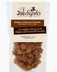 Packaged gourmet popcorn with Joe and Seph's branding on a white background
