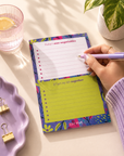 Edit Five A5 productivity notepad featuring a colourful dual-section layout for organising must-do tasks and lower-priority jobs, ideal for daily planning, work, study and home organisation.