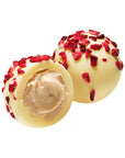 Raspberry and Marc De Champagne Truffles- Cocoba
