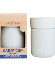 travel mug, carry cup, ceramic travel mug, natural stone travel mug, luxury travel mugs, small travel mugs, perfect travel mugs, travel mug with lid, leakproof travel mugs, thermal mugs, flasks, travel cup, thermal cups, insulated travel mug, leakproof, no handle travel mug, uberstar, uberstar travel mug, uberstar carry cup, 12oz carry cup, 12oz travel mug, silicone sleeve & lid, gifting travel mugs, perfect gift, traveling gifts, work gifts