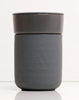travel mug, carry cup, ceramic travel mug, space grey travel mug, luxury travel mugs, small travel mugs, perfect travel mugs, travel mug with lid, leakproof travel mugs, thermal mugs, flasks, travel cup, thermal cups, insulated travel mug, leakproof, no handle travel mug, uberstar, uberstar travel mug, uberstar carry cup, 12oz carry cup, 12oz travel mug, silicone sleeve & lid, gifting travel mugs, perfect gift, traveling gifts, work gifts