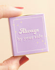 Always by your side - Tiny Matchbox Ceramic Angel Token