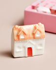 Happy new home - Tiny Matchbox Ceramic House Token