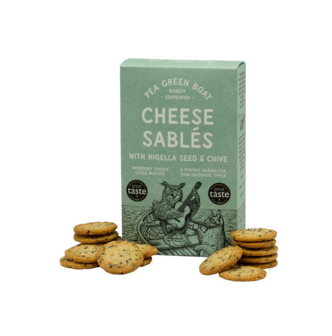 NIGELLA &amp; CHIVE CHEESE SABLÉS