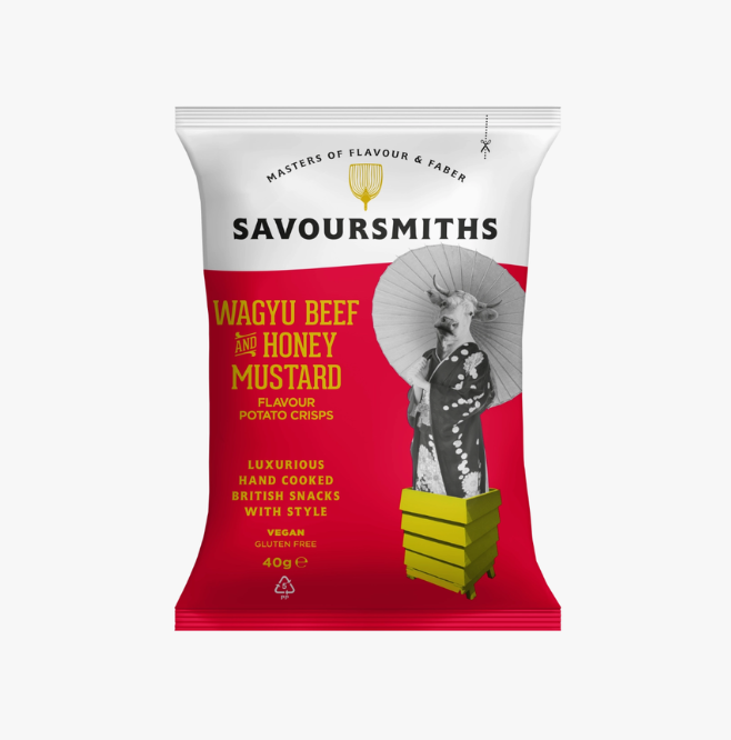 Savoursmiths Vegan Wagyu Beef with Honey Mustard Crisps
