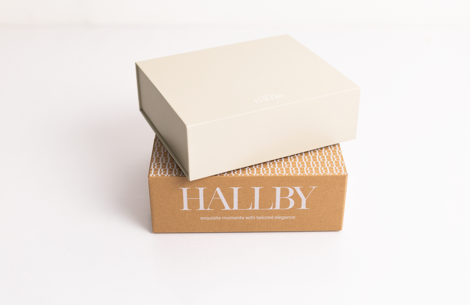 Hallby branded gift box.