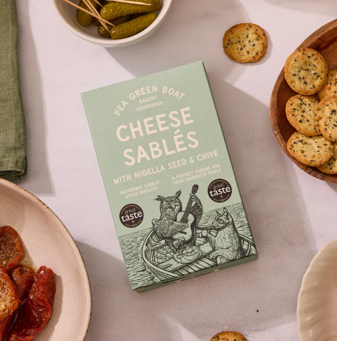 NIGELLA &amp; CHIVE CHEESE SABLÉS