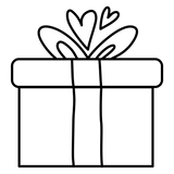 Gift ready, no receipts included