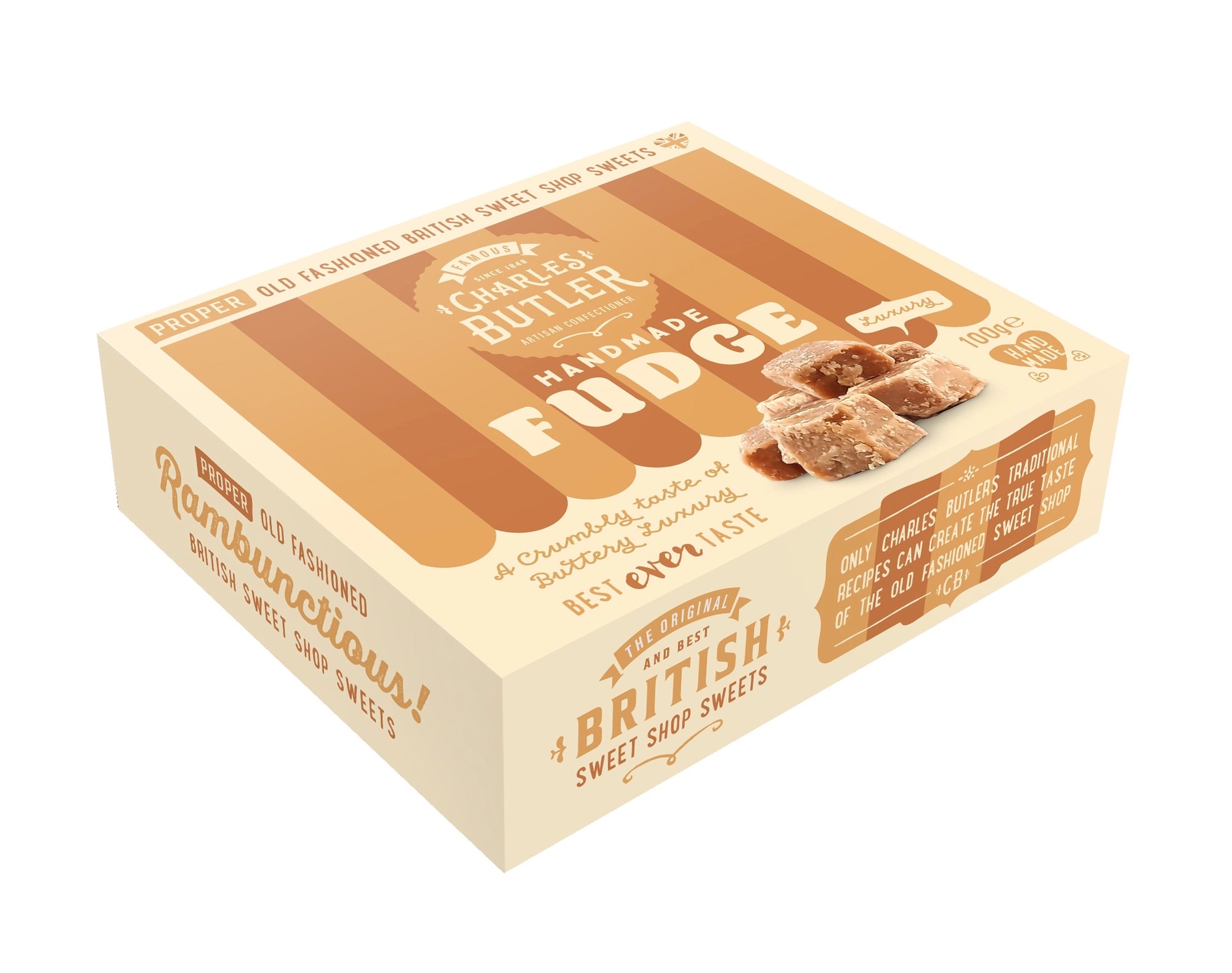 Charles Butler Handmade Fudge 100g – Hallby