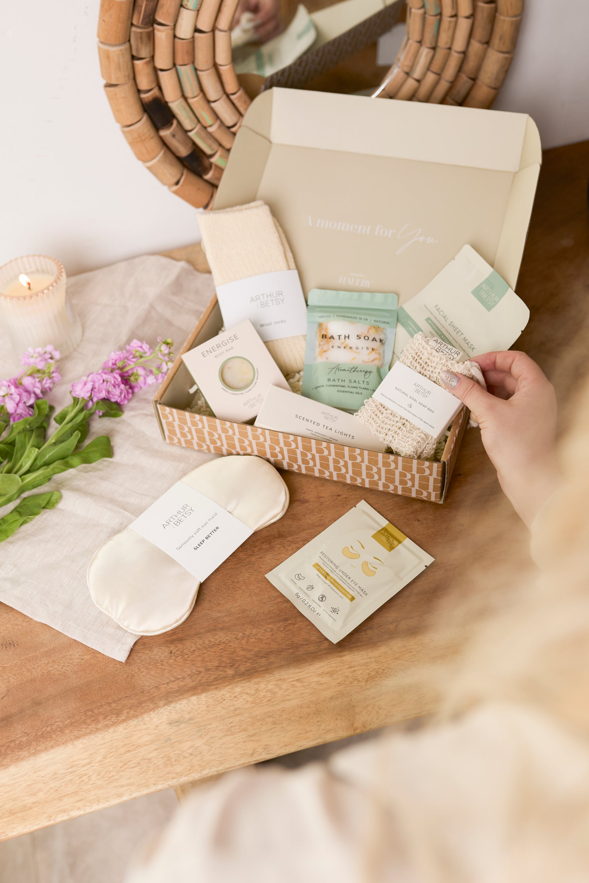Growing tiny humans is exhausting pamper kit