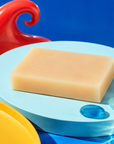 Handmade 100g birthday soap scented with uplifting bergamot, refreshing lemongrass and zesty lime essential oils, creating a creamy lather and energising citrus fragrance.