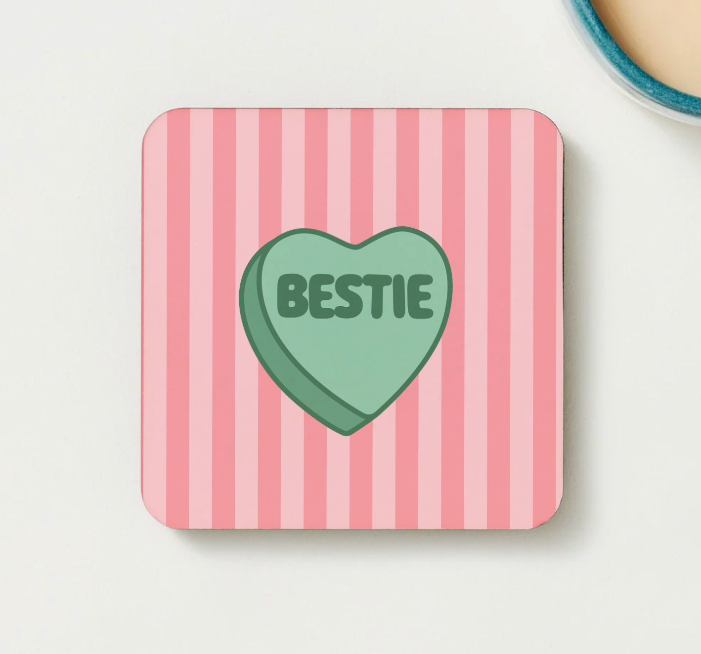 bestie coaster, friend coaster, bestie gifts, gifts for bestie, bestie birthday, friend birthday gifts 