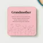 Load image into Gallery viewer, Candle and Coaster Gift for grandmother Grandmother gift grandmother treat grandmother gift box birthday gift coaster grandmother coaster
