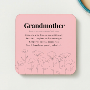 Candle and Coaster Gift for grandmother Grandmother gift grandmother treat grandmother gift box birthday gift coaster grandmother coaster