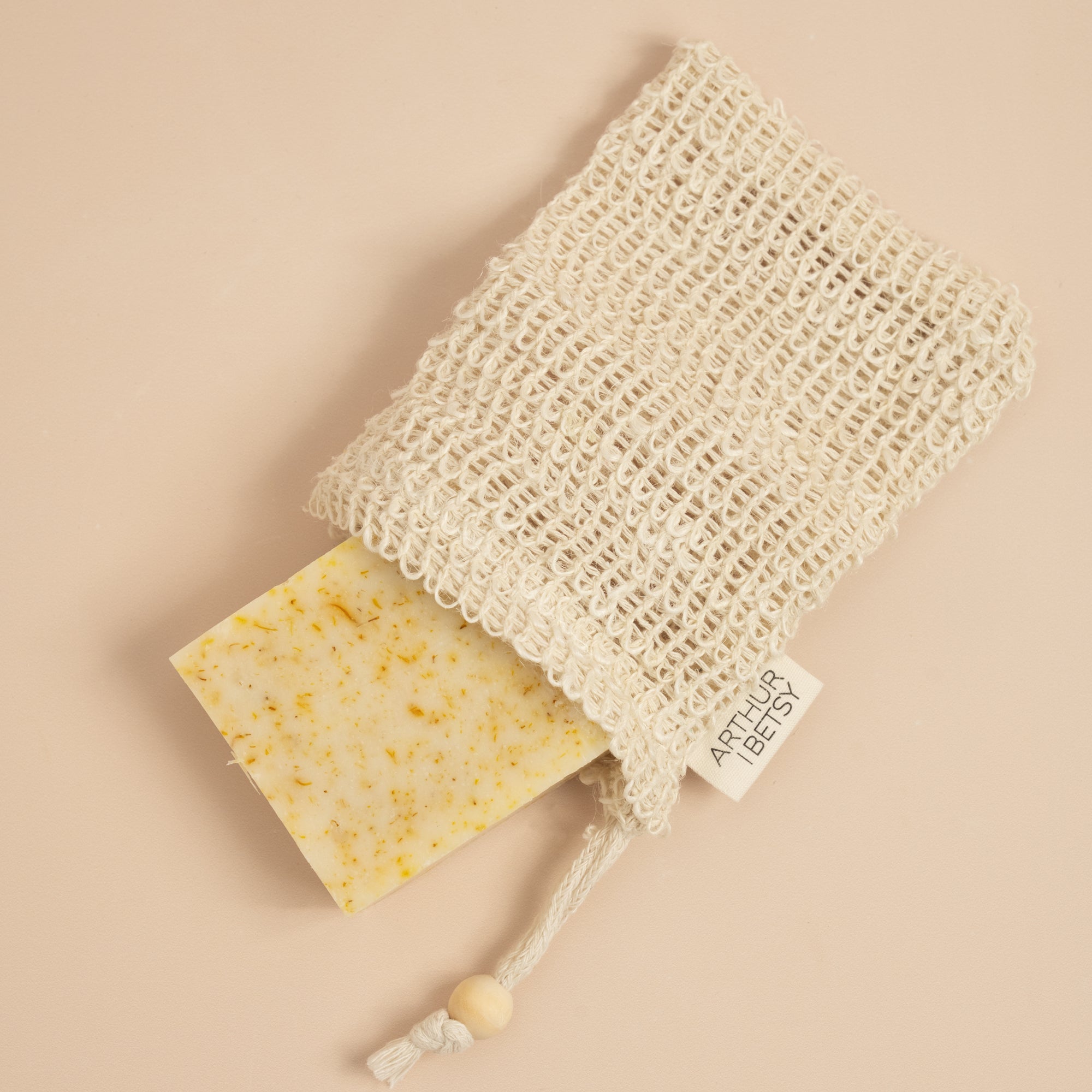 Arthur Betsy sisal soap bag made from natural sisal fibres, derived from the agave plant