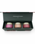 “Lovely Friend” candle gift box with three beautifully fragranced candles, each offering approximately 12 hours of burn time—ideal for birthdays, Christmas, thank-yous and leaving gifts.