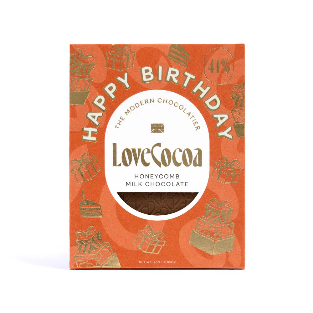 love cocoa chocolate, birthday gifts, birthday chocolate bar, happy birthday gifts, happy birthday chocolate