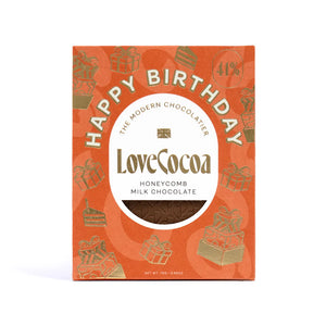 Happy Birthday chocolate slab