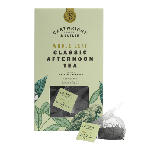 cartwright and butler whole leaf classic afternoon tea, classic afternoon tea, whole leaf tea, cartwright and butler tea, luxury tea, perfect gift for tea lovers, perfect gift, tea lovers, different tea, posh tea, tea gifts, 