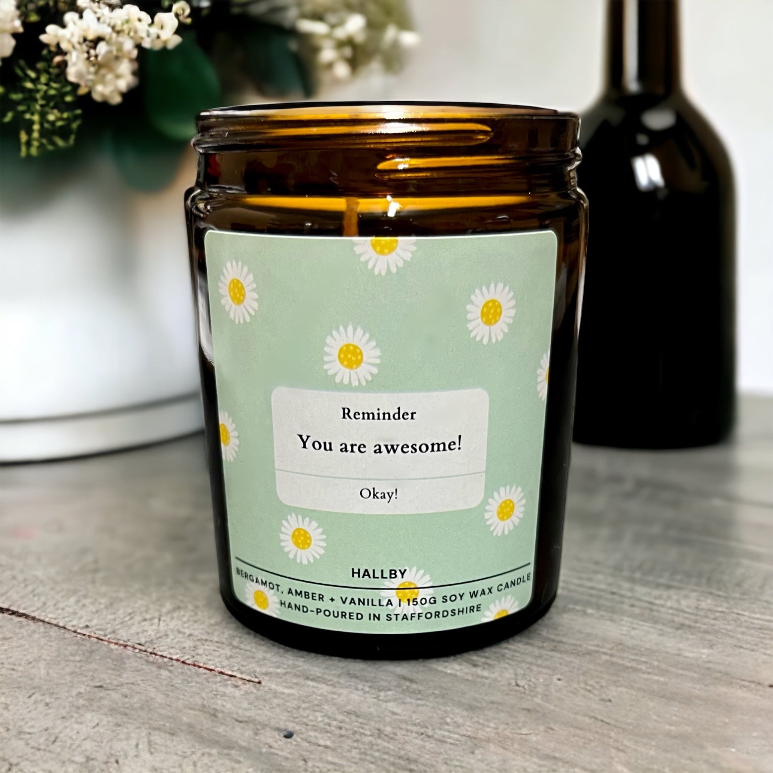 Reminder: you are awesome scented gifting candle