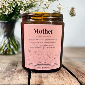 Mother: Noun scented gifting candle