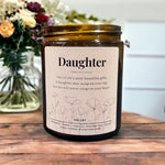 Load image into Gallery viewer, Daughter: Noun scented gifting candle
