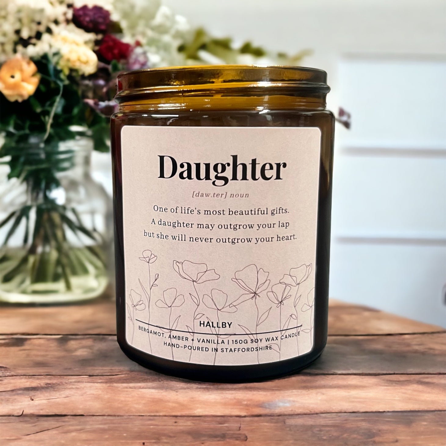 Candle and Coaster Gift for Daughter daughter gift daughter treat daughter gift box birthday gift candle daughter candle 
