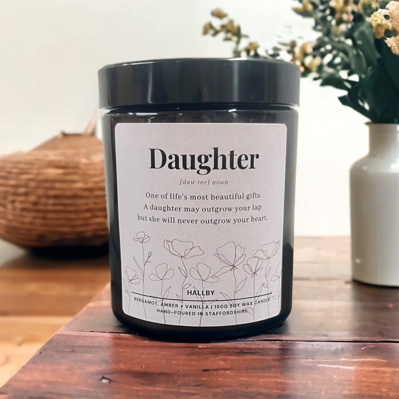 Daughter: Noun scented gifting candle