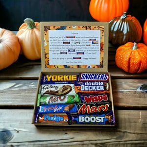 Halloween Chocolate Poem Novelty Gift Box