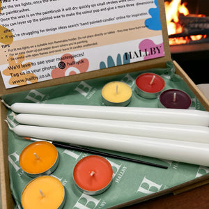 Paint your own candles kit - Autumn
