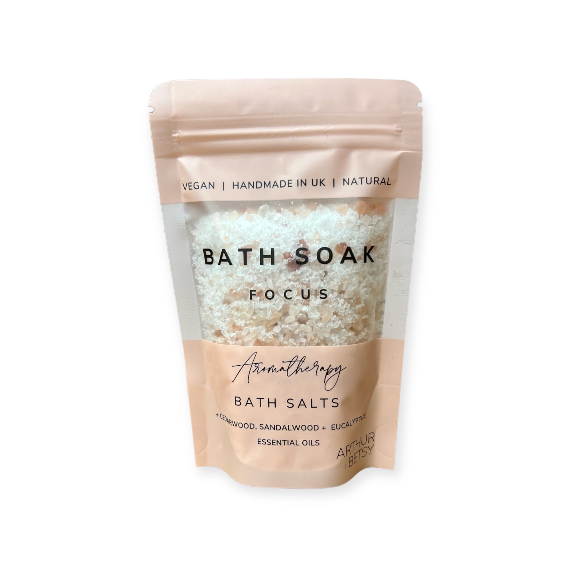 Focus aromatherapy bath salts 60g