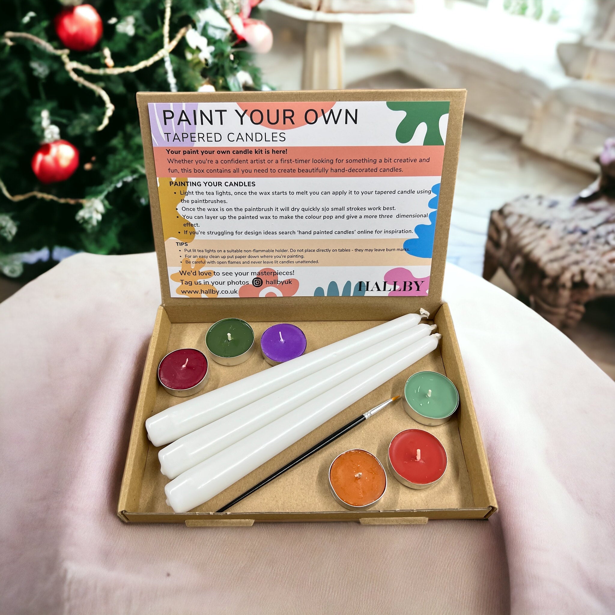 Paint your own candles kit - Winter – Hallby