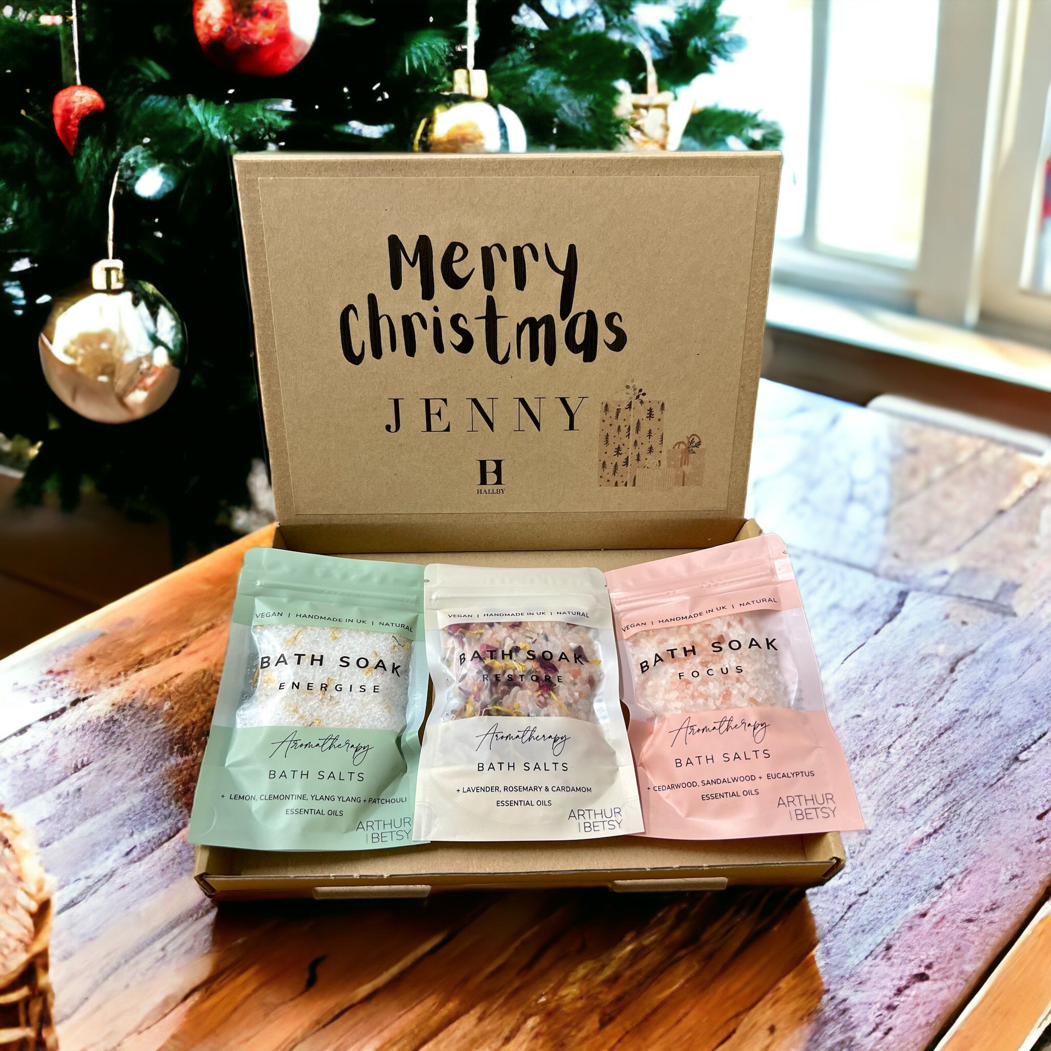 Natural Pamper Christmas Gift Box - 6 Designs