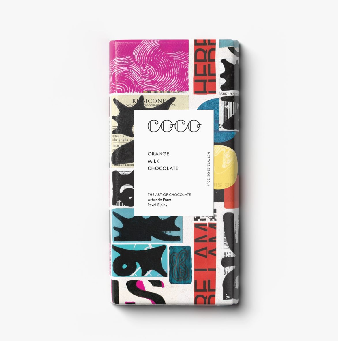 Orange Milk Chocolate Bar - 80g