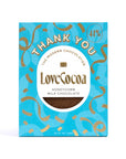 love cocoa chocolate slab, thank you gifts, thank you chocolate bar, love cocoa thank you chocolate slab, thank you bar