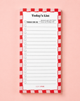 Colourful “Today’s List” long daily planner notepad with lined sections for organising tasks, priorities and reminders. A bright, modern desk stationery essential for productivity, work, home organisation, study and everyday to-do lists.