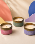 Edit Five luxury birthday candle gift box containing three 80g scented candles in Birthday Brunch, Cheers To You and Night To Remember fragrances, with over 36 hours of home fragrance.