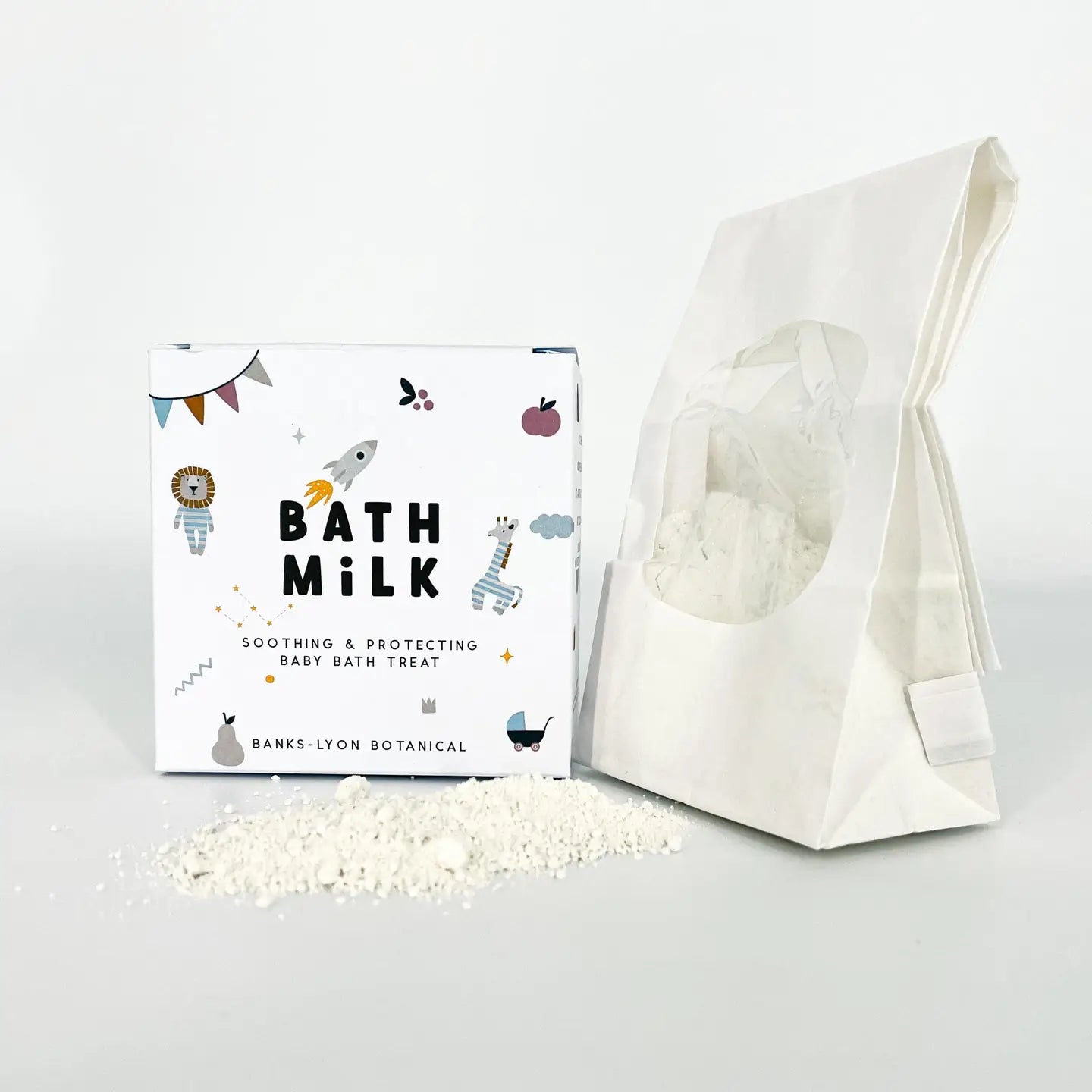 bath milk, natural bath time, soothing and protecting baby bath treat, baby treats, banks lyon botanical, baby gifts, baby bath, bath milk, perfect gifts, baby shower gifts, luxury baby shower gifts,newborn gifts, perfect for newborns, soothing baby, protecting baby, sensitive skin, baby sensitive, perfect for sensitive babies